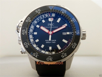 IWC Aquatimer Deep Two Stainless Steel Men's Diver's Watch IW354702 7640127774557