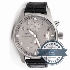 IWC Spitfire Chronograph Ju-Air LE IW3878-09 Automatic Steel Strap Watch Date