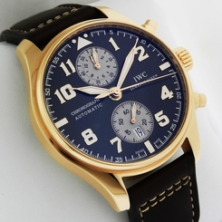 IWC Pilots Chronograph Edition Saint Exupery Rose Gold IW387805 Ret: $34,500