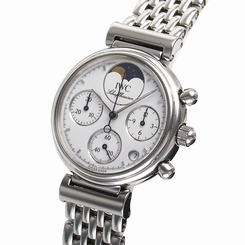 Used Watch Women IWC Little da Vinci quartz white stainless H6Q
