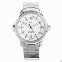 IWC IW329004 Aquatimer Automatic 42mm Silver Dial Steel Bracelet Ret: $6,400 7613268305287