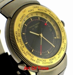 IWC Porsche Design Travel World Time Alarm Titanium 3822 002