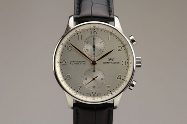IWC Portuguese Chronograph Automatic Stainless Steel Watch 3714