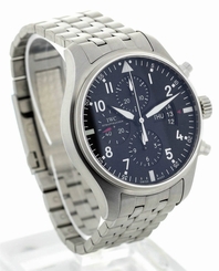 IWC IW377704 Pilot's Chronograph Automatic Stainless Steel Men's Watch New Orig 7640127776100