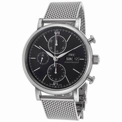 IWC MEN'S 42MM SILVER-TONE MESH BRACELET STEEL CASE MECHANICAL WATCH IW391010