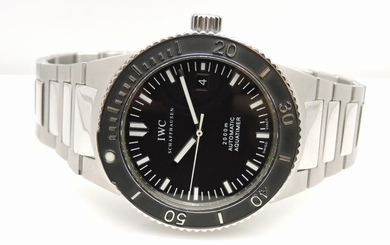 IWC Men's Aquatimer GST Automatic Stainless Steel Watch IW353602 42mm Black Dial