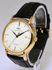 IWC Portofino 18k Rose Gold Mens Automatic Watch Box/Papers 3565