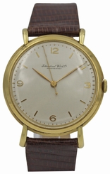Men's IWC Schaffhausen 18k Yellow Gold Manual Winding Watch