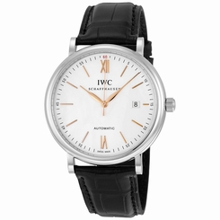 IWC Portofino Automatic Silver-plated Dial Mens Watch IW356517