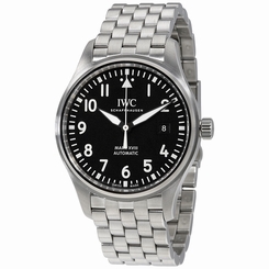 IWC Pilot Automatic Black Dial Mens Watch IW327011