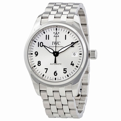 IWC Pilot Automatic Silver Dial Stainless Steel Mens Watch IW324006