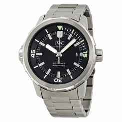IWC Aquatimer Black Dial Stainless Steel Mens Watch IW329002 7613268305263