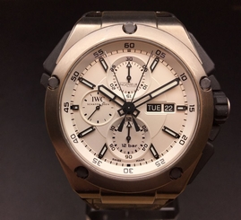 Men's IWC Ingenieur Double Chronograph Watch, Automatic, Box/papers, Ref. 3865! 7613268282427