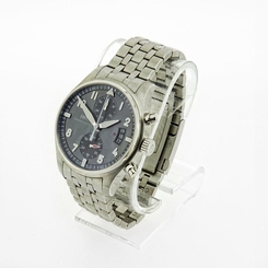 L@@K! IWC PILOT'S SPITFIRE CHRONOGRAPH IW387804 FULL PLASTIC! NEVER WORN! NIB! 7640127776551