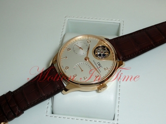 IWC Portuguese Tourbillon Mystere Rose Gld Silver Dial Limited Edition IW5042-02