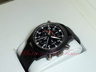 IWC TOP GUN PILOTS DOUBLE CHRONOGRAPH - 46mm ZIRCONIUM OXIDE W/B&P REF: IW379901