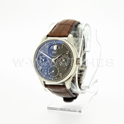  L@@K! IWC 18K WG PORTUGUESE PERPETUAL CALENDAR IW502307 RETAIL $44.4 NEVER WORN!