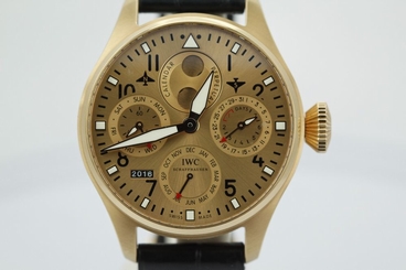 IWC Big Pilot Perpetual Calendar 18K Rose Gold Limited Edition 250 Pieces