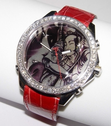 Jacob & Co Five Time Zone Diamonds watch Graffiti Peaceful Warrior 45MM