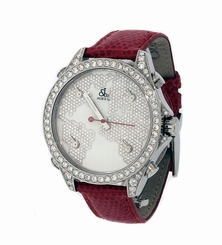 Jacob & Co. Swiss Made Diamond Dial 40MM World Map Five Time Zone Watch JC-M47SG