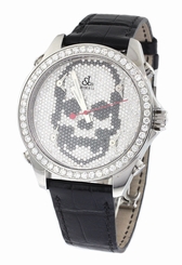 Jacob & Co SKULL Gold JCO Swiss 40MM Five Time Two Tone Diamond 5.00CT Watch New