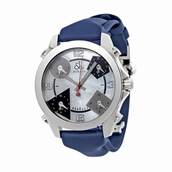 Jacob and Co. Five Time Zone Mother of Pearl Mens Watch JCM-56