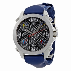 Jacob & Co Five Time Zone Carbon Fiber Dial Watch JCM-95DA