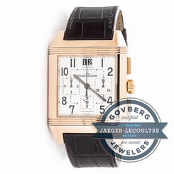 Jaeger-LeCoultre Reverso Squadra 18kt Rose Gold Automatic Strap Watch Q7012420