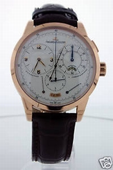Jaeger LeCoultre Duometre and Chronograph 18kt RG Watch