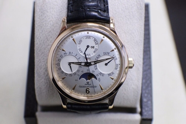 Fake AAA JAEGER LeCOULTRE 18K ROSE GOLD WATCH MASTER PERPETUAL MOON PHASE 140.2.80 37MM Watch