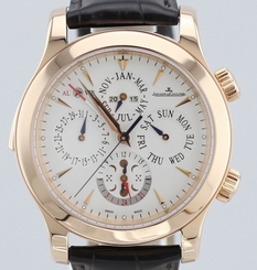 Jaeger-LeCoultre Master Grand Reveil Perpetual Calendar Alarm Watch Auto 18k