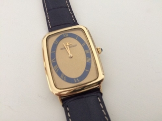  Jaeger LeCoultre 18k solid gold watch manual wind 1970s