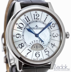 Jaeger-LeCoultre Rendez-Vous Date Womens Ladies Watch Black Leather Ref 3548490