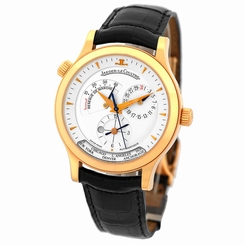 JAEGER LE COULTRE 18K Rose Gold Master Control Geographic World Box Warranty 39m