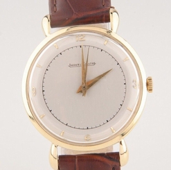 Vintage 18k Yellow Gold Jaeger LeCoultre Handwinding Watch w/ Teardrop Lugs