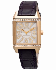 Jaeger-LeCoultre 18K R/G Diamond Reverso Squadra Ladies Automatic Watch Q7042493