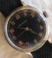 Jaeger LeCoultre military wristwatch steel case load manual cal. P 478