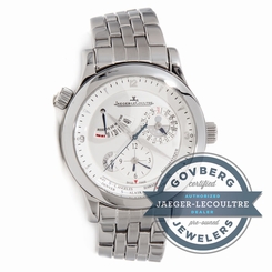 Jaeger-LeCoultre Master Geographic Q1508120 Auto 40mm Steel Bracelet Watch GMT
