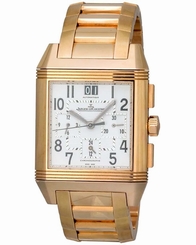 Jaeger-LeCoultre 18K R/G Reverso Squadra Chronograph GMT Men's Watch Q7012120