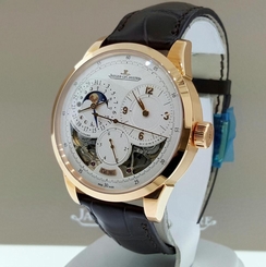 Jaeger -LeCoultre Q6042520 Duometre a Quantieme Lunaire Watch 42mm 18k Pink Gold