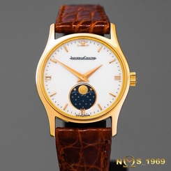 JAEGER LECOULTRE 18K GOLD 140.130.1 MOONPHASE LADY /BOX