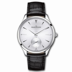  Master Ultra Thin Ref Q1278420 Silver Dial Black Leather Men's Watch