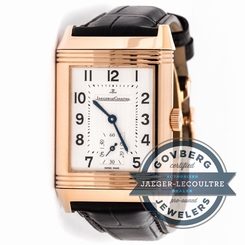 Jaeger LeCoultre Reverso Grande Taille Manual Rose Gold Mens Watch Q2702421