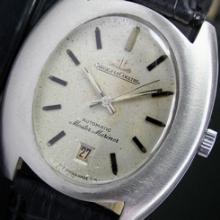 JAEGER LeCOULTRE Master Mariner E559 Automatic Date Vintage Steel Mens Watch