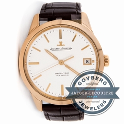 Jaeger-LeCoultre Geophysic Q8012520 Automatic 39.5mm Rose Gold Strap Watch Date