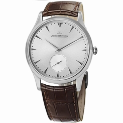 JAEGER LECOULTRE MEN'S MASTER 40MM BROWN LEATHER BAND AUTOMATIC WATCH Q1358420