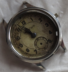 Jaeger LeCoultre military wristwatch steel case cal. 452/1 case back missing