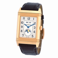 Jaeger LeCoultre 18K Rose Gold Grande Reverso Calendar Moonphase Q3752520 UNWORN