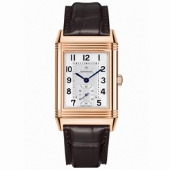 NEW Jaeger LeCoultre Grande Reverso 976 Brown Leather 18KPG watch Q3732420