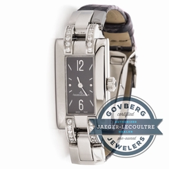 Jaeger- LeCoultre Quartz Grey Dial Stainless Steel Strap Ladies Watch Q4608571